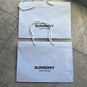 Set of 2 Burberry gift bags
